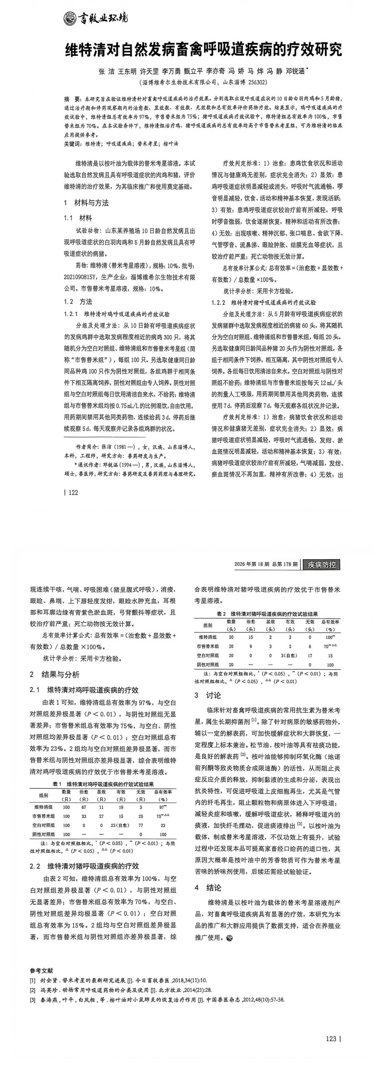维特清对自然发病畜禽呼吸道疾病的疗效研究_00(1).png